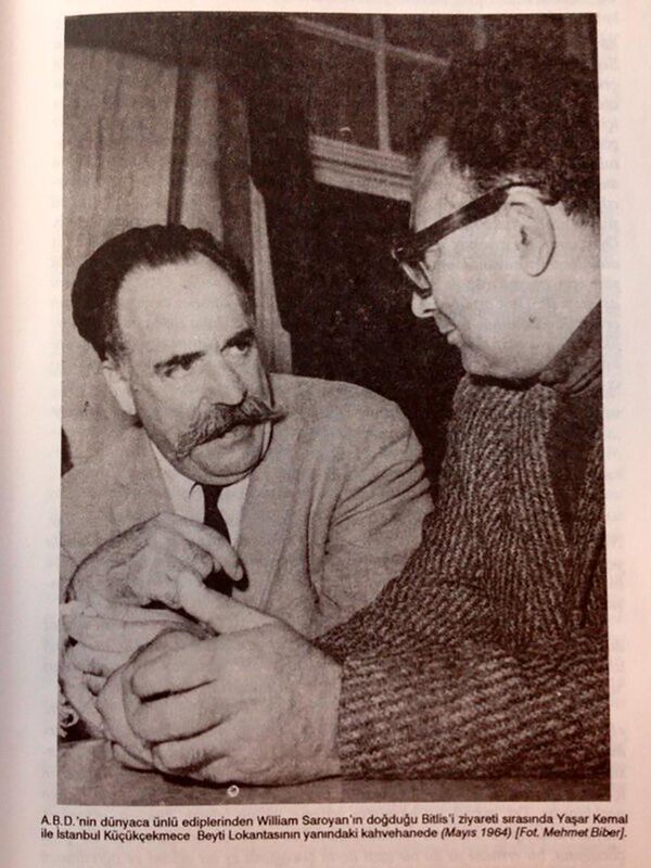 Уильям Сароян и Яшар Кемаль в Стамбуле, 1964г.  - Sputnik Արմենիա