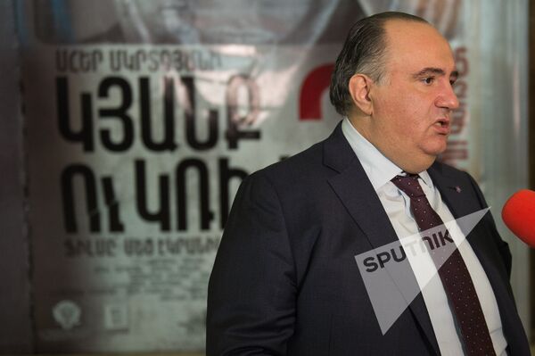 Карен Казарян на премьере фильма Линия 2: 25 лет спустя - Sputnik Արմենիա