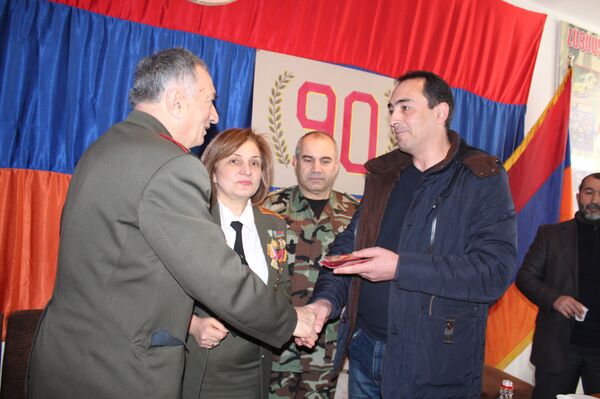 Мероприятие, посвященное 90-летию ДОСААФ и 25-летию армянской армии Мероприятие, посвященное 90-летию ДОСААФ и 25-летию армянской армии - Sputnik Արմենիա