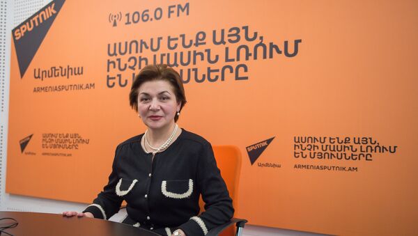 Карине Давоян в гостях у радио Sputnik Армения - Sputnik Արմենիա