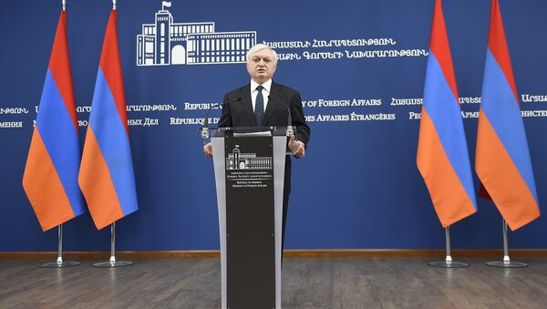 Пресс-конференция Министра иностранных дел Эдварда Налбандяна - Sputnik Արմենիա