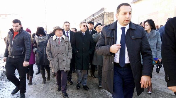 Визит премьер-министра РА Карена Карапетяна в Гюмри Визит премьер-министра РА Карена Карапетяна в Гюмри - Sputnik Армения