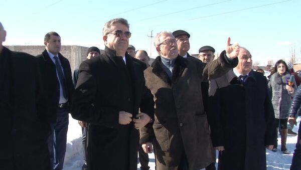 Рабочий визит премьер-министра РА Карена Карапетяна в Ширакскую область - Sputnik Армения