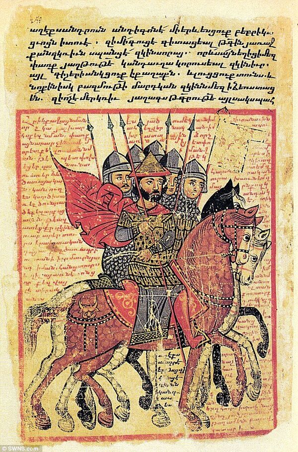 Фотография древней рукописи Фотография древней рукописи - Sputnik Արմենիա