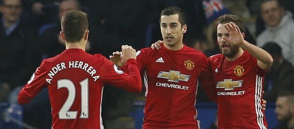 Генрих Мхитарян. Матч Манчестер Юнайтед - Лестер Сити Генрих Мхитарян. Матч Манчестер Юнайтед - Лестер Сити - Sputnik Արմենիա