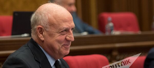 Заседание Национального собрания РА. Арташес Гегамян Заседание Национального собрания РА. Арташес Гегамян - Sputnik Արմենիա