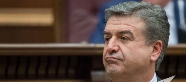 Карен Карапетян в Национальном собрании РА, 08.02.2017 - Sputnik Արմենիա