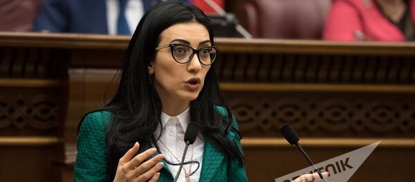 Арпине Ованнисян. Заседание Национального собрания РА, 08.02.2017 Арпине Ованнисян. Заседание Национального собрания РА, 08.02.2017 - Sputnik Արմենիա