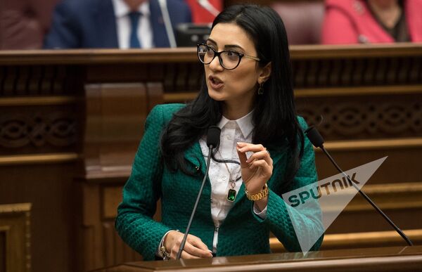 Арпине Ованнисян. Заседание Национального собрания РА, 08.02.2017 Арпине Ованнисян. Заседание Национального собрания РА, 08.02.2017 - Sputnik Արմենիա