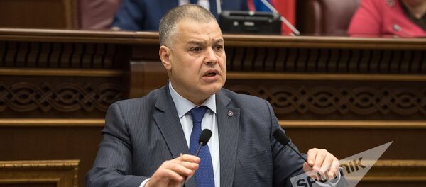 Давид Арутюнян. Заседание Национального собрания РА, 08.02.2017 - Sputnik Армения