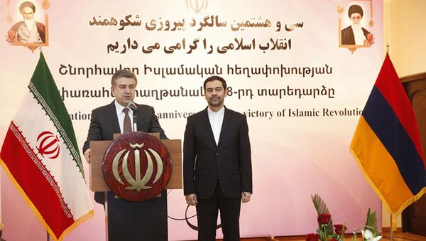 Премьер-министр Армении присутствовал на мероприятии, посвященном 38-летию Исламской революции в Иране - Sputnik Արմենիա