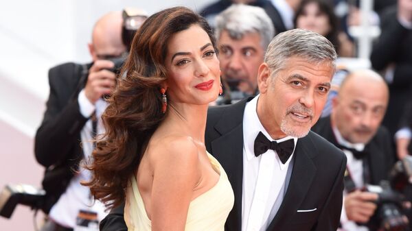Актер Джордж Клуни с супругой Амаль - Sputnik Армения
