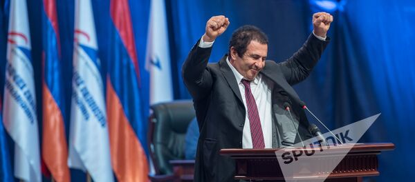 Девятый съезд партии Процветающая Армения. Гагик Царукян Девятый съезд партии Процветающая Армения. Гагик Царукян - Sputnik Армения