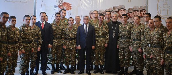 Серж Саргцян принял участие в день Св. полководца Саргиса Серж Саргцян принял участие в день Св. полководца Саргиса - Sputnik Արմենիա