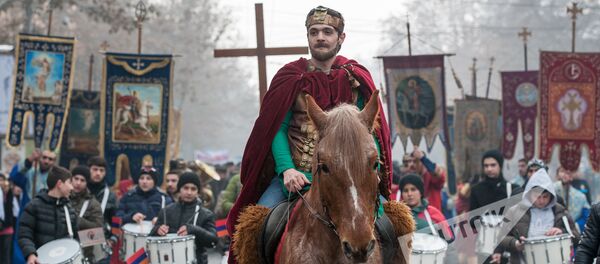 Праздник Св. Саркиса отметили в Ереване - Sputnik Արմենիա
