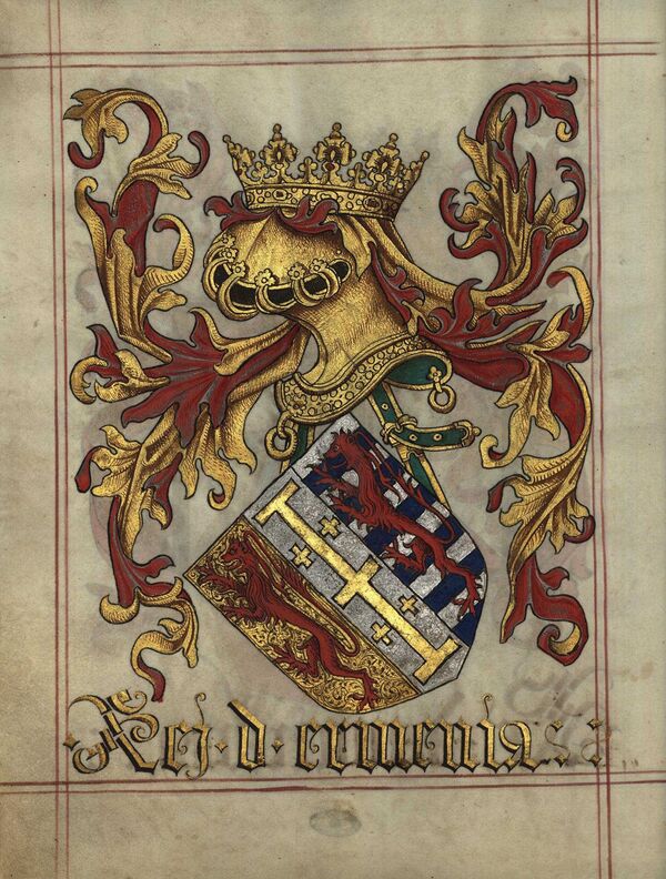 Герб Киликии. Миниатюра 1509 года Герб Киликии. Миниатюра 1509 года - Sputnik Արմենիա