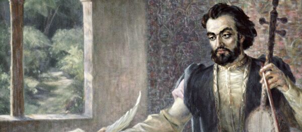 Репродукция портрета Саят-Нова - Sputnik Армения