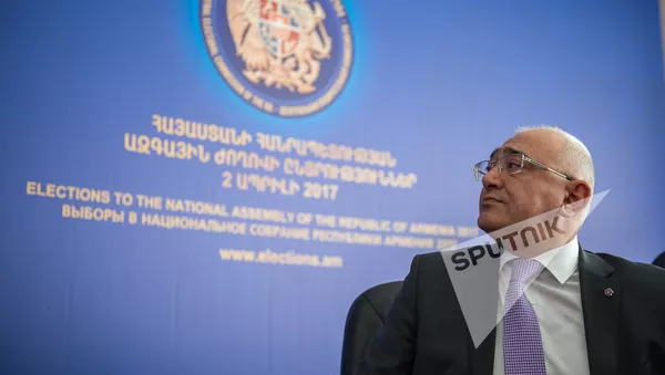 П/к по парламентским выборам в РА 2017. Тигран Мукучян - Sputnik Армения