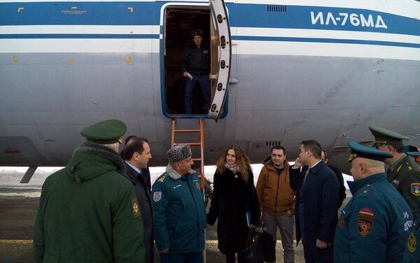 Մարդասիրական բեռով երկրորդ ինքնաթիռը Հայաստանից ուղևորվեց Սիրիա - Sputnik Արմենիա