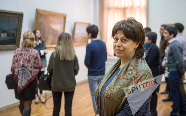 Ученики школы имени Мхитара Гераци и Армен Мурадян посетили Национальную галерею - Sputnik Армения