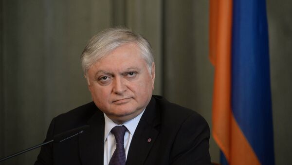 Министр иностранных дел Республики Армения Эдвард Налбандян - Sputnik Армения