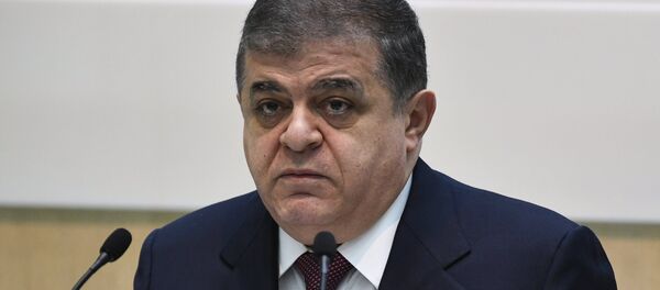 Первый заместитель председателя комитета Совета Федерации РФ по международным делам Владимир Джабаров Первый заместитель председателя комитета Совета Федерации РФ по международным делам Владимир Джабаров - Sputnik Արմենիա