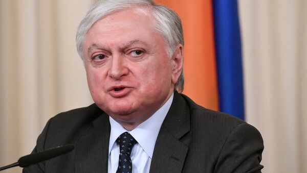Министр иностранных дел Армении Эдвард Налбандян - Sputnik Արմենիա