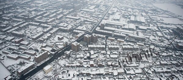 Вид на Ереван с вертолета Вид на Ереван с вертолета - Sputnik Армения