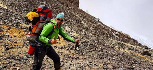 Аветис Калпаклян на аргентинской горе Аконкагуа Аветис Калпаклян на аргентинской горе Аконкагуа - Sputnik Արմենիա