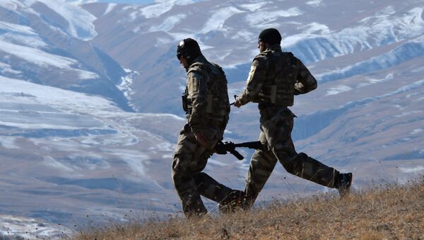 Военные учения в Чеченской Республике - Sputnik Армения
