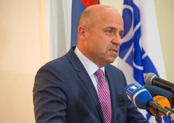 директор Центра ОБСЕ по предотвращению конфликтов, посол Марсель Пешко директор Центра ОБСЕ по предотвращению конфликтов, посол Марсель Пешко - Sputnik Армения