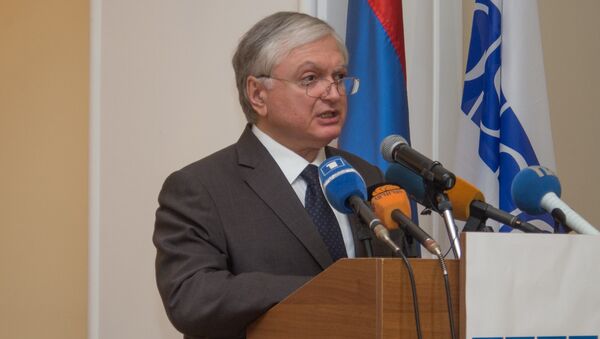 Эдуард Налбандян, министр иностранных дел Армении - Sputnik Արմենիա
