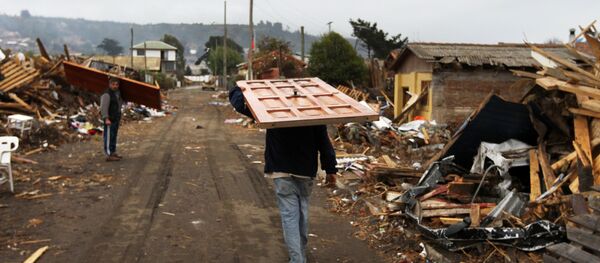 Последствия землетрясения в Чили Последствия землетрясения в Чили - Sputnik Армения