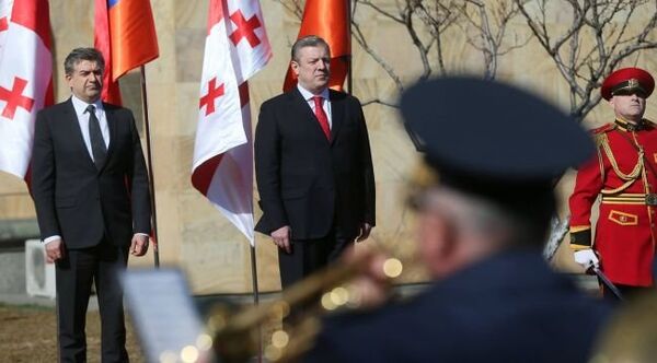 Карен Карапетян и Георгий Квирикашвили - Sputnik Армения