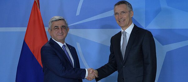 ПРЕЗИДЕНТ ВСТРЕТИЛСЯ С ГЕНЕРАЛЬНЫМ СЕКРЕТАРЁМ НАТО ЙЕНСОМ СТОЛТЕНБЕРГОМ ПРЕЗИДЕНТ ВСТРЕТИЛСЯ С ГЕНЕРАЛЬНЫМ СЕКРЕТАРЁМ НАТО ЙЕНСОМ СТОЛТЕНБЕРГОМ - Sputnik Արմենիա