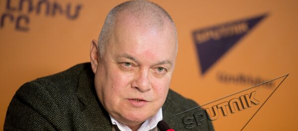 Дмитрий Киселев в пресс-центре Sputnik Армения  - Sputnik Армения