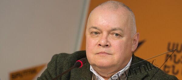 Дмитрий Киселев в пресс-центре Sputnik Армения Дмитрий Киселев в пресс-центре Sputnik Армения - Sputnik Արմենիա