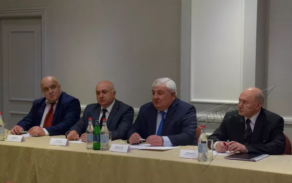 Николай Патрушев и Юрий Хачатуров провели консультации в Ереване Николай Патрушев и Юрий Хачатуров провели консультации в Ереване - Sputnik Армения