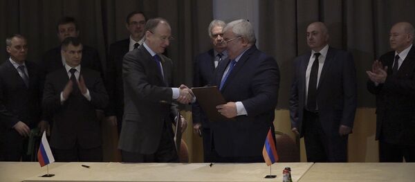 Николай Патрушев и Юрий Хачатуров провели консультации в Ереване Николай Патрушев и Юрий Хачатуров провели консультации в Ереване - Sputnik Արմենիա