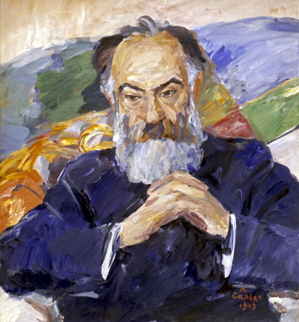 Портрет И.Орбели работы М.С.Сарьяна - Sputnik Армения