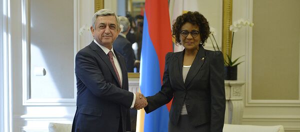 ПРЕЗИДЕНТ ВСТРЕТИЛСЯ С ГЕНЕРАЛЬНЫМ СЕКРЕТАРЁМ МЕЖДУНАРОДНОЙ ОРГАНИЗАЦИИ ФРАНКОФОНИИ ПРЕЗИДЕНТ ВСТРЕТИЛСЯ С ГЕНЕРАЛЬНЫМ СЕКРЕТАРЁМ МЕЖДУНАРОДНОЙ ОРГАНИЗАЦИИ ФРАНКОФОНИИ - Sputnik Արմենիա