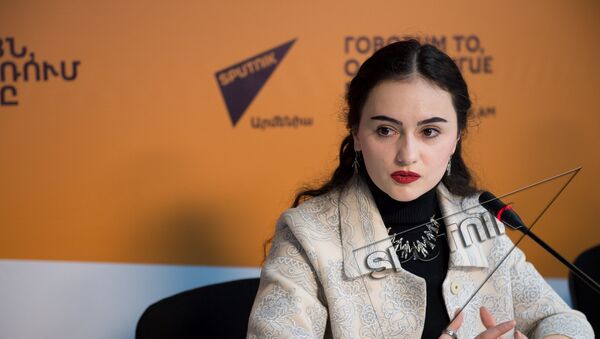 Рима Пипоян в пресс-центре Sputnik Армения - Sputnik Армения