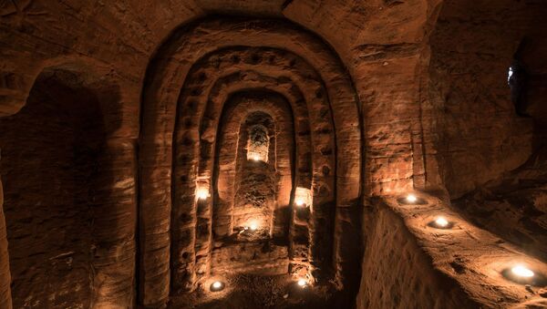 Храм тамплиеров в подземной пещере, город Шропшир, Англия - Sputnik Армения