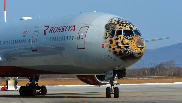 Лайнер с изображением дальневосточного леопарда совершил первый рейс во Владивосток - Sputnik Армения
