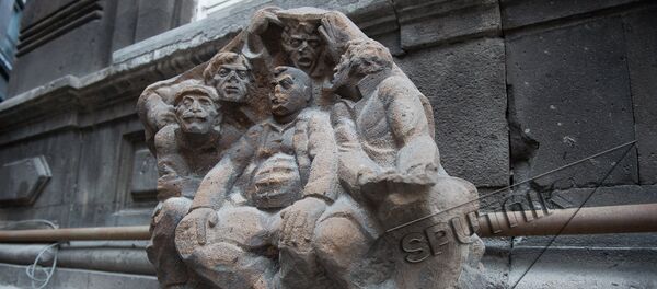 Улица Абовяна 3, здание АОКС-а. Старый Ереван Улица Абовяна 3, здание АОКС-а. Старый Ереван - Sputnik Армения