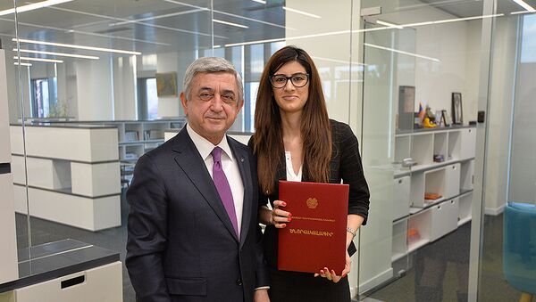 Президент Армении встретился с молодыми учеными - Sputnik Армения