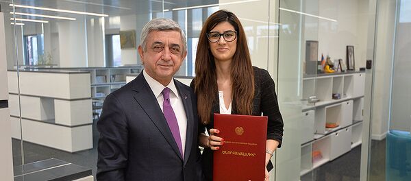 Президент Армении встретился с молодыми учеными - Sputnik Армения