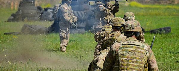 Полевые стрельбы в рамках учений Достойный партнер Полевые стрельбы в рамках учений Достойный партнер - Sputnik Արմենիա