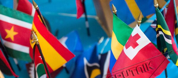 Флаги стран ООН Флаги стран ООН - Sputnik Армения