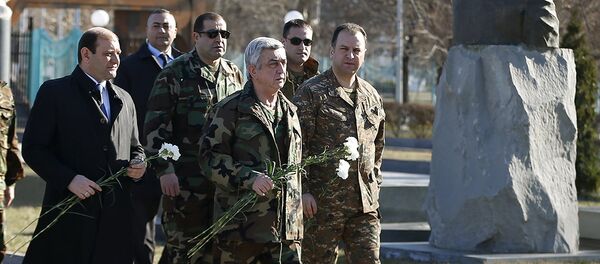 ПРЕЗИДЕНТ СЕРЖ САРГСЯН ВОЗДАЛ ДАНЬ УВАЖЕНИЯ ПАМЯТИ АНДРАНИКА МАРГАРЯНА ПРЕЗИДЕНТ СЕРЖ САРГСЯН ВОЗДАЛ ДАНЬ УВАЖЕНИЯ ПАМЯТИ АНДРАНИКА МАРГАРЯНА - Sputnik Արմենիա